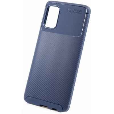 Pouzdro Bomba Měkký obal carbon look pro samsung - modrý Galaxy A41 C011_SAM_A41_BLUE – Zboží Mobilmania