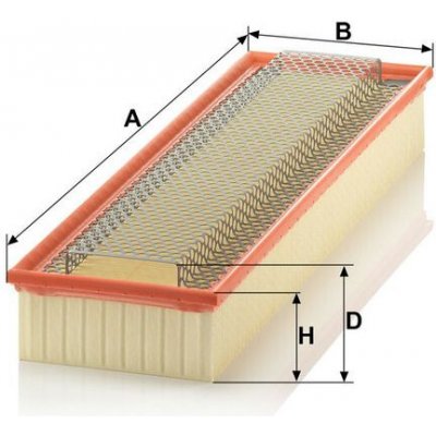 MANN-FILTER Vzduchový filtr MANN C60345 (MF C60345) – Hledejceny.cz