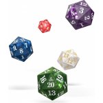 Oakie Doakie Dice D20 Spindown Dice Set Marble 5 – Zboží Živě