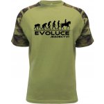Pánské tričko Evoluce Jezdectví Military