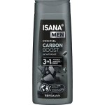 Isana Men Sprchový gel 3 v 1 Carbon Boost 300 ml – Hledejceny.cz