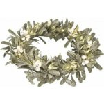 EMOS LED dekorace věnec jmelí 3x AA teplá bílá časovač – Sleviste.cz