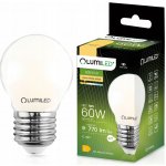 Lumiled LED žárovka P45 E27 7W = 60W 770lm 3000K Teplá bílá 360° Filament Mléčná – Zboží Živě