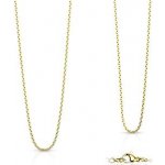 Šperky4U Zlacený ocelový řetízek OPE1166-015-45 – Zbozi.Blesk.cz