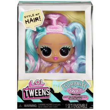 L.O.L. Surprise! Swap Mini Tweens česací hlava duhová
