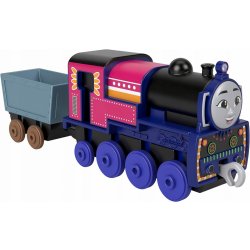 Mattel Tomáš a přátelé Tahací kovová mašinka s vagónem ASHIMA HNN20