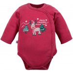 Eevi Body rozepínací s dlouhým rukávem HI REINDEER bordó – Zboží Mobilmania