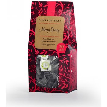 Vintage Teas Merry Berry černý čaj s ovocem pyramidy 20 ks