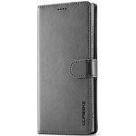 IMEEKE 101044 IMEEKE Peněženkový obal pro Samsung Galaxy S25 Ultra 5G šedý – Zboží Živě