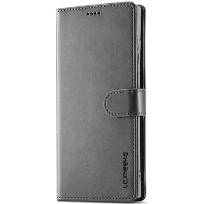 IMEEKE 101044 IMEEKE Peněženkový obal pro Samsung Galaxy S25 Ultra 5G šedý – Zboží Živě