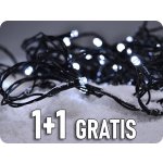 Solight 1V50-W vánoční řetěz 20 LED na baterie 3m bílý – Sleviste.cz