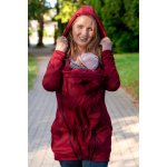 Nosicí mikina Jsem máma s kapucí bordó – Zboží Mobilmania