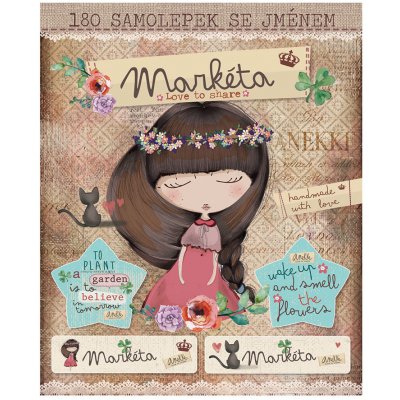 ARGUS Nálepky se jménem Markéta – Zboží Mobilmania