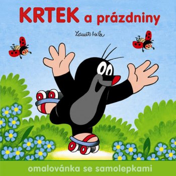 Krtek a prázdniny Omalovánka se samolepkami s háčkem na zavěšení