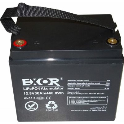 EXOR LiFePO4 12,8V 36Ah LFP – Zboží Živě