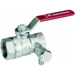 GIACOMINI Kulový kohout FF 6/4"x3/8", PN42, Tmax 185°C s vypouštěním R250SX007 – Hledejceny.cz