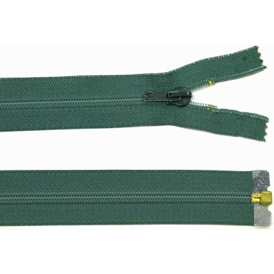 Spirálový zip no.5 rozepínací 70cm - více barev color: 670 borovicová zelená – Hledejceny.cz