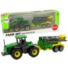 Auta, bagry, technika LEANToys Zemědělský traktor traktor s postřikovačem zelená