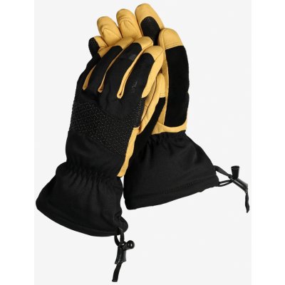 Rukavice na hory La Sportiva Alpine Guide Leather Gloves black/cedar – Sleviste.cz