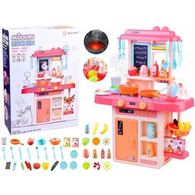 iMex Toys dětská kuchyňka se zvuky a tekoucí vodou růžová – Zboží Mobilmania