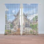 Sablio Záclony Chrám: 2ks 150x250cm – Hledejceny.cz