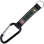 Přívěsek na klíče Karabina s klíčenkou Fostex Airborne D Day černá olivová – Hledejceny.cz