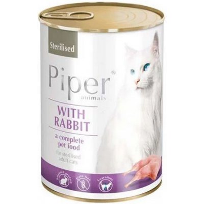 Piper Cat Sterilised s králíkem 400 g – Zbozi.Blesk.cz