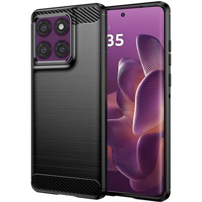 Techsuit Karbonový silikon Motorola Edge 60 Pro černý – Zboží Živě