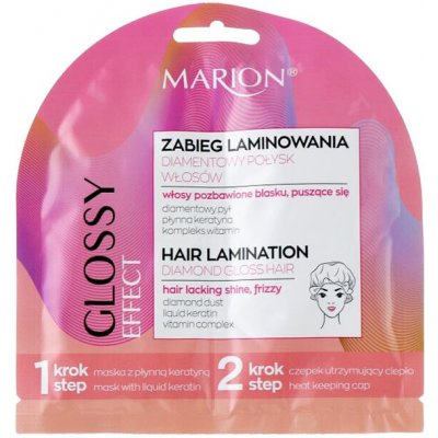 Marion Laminating mask na vlasy pro diamantový lesk 2 x 10 ml – Hledejceny.cz