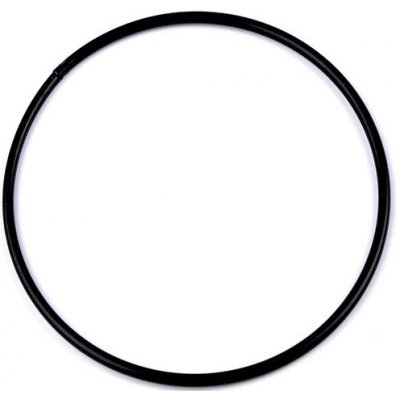 Kovový kruh na lapač snů Ø10 cm Černý