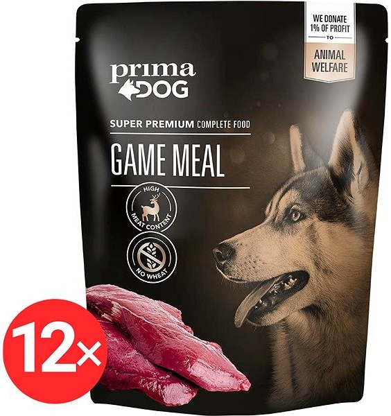 PrimaDog Adult se zvěřinou 12 x 260 g