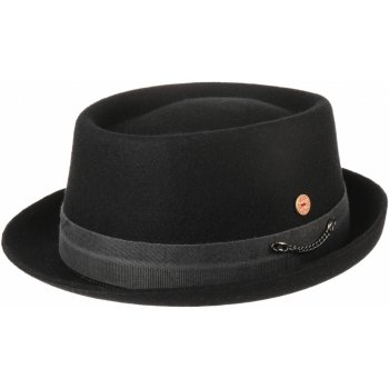 Plstěný klobouk porkpie Mayser černý klobouk Gareth