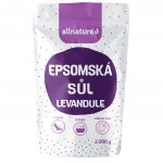 Allnature Epsomská sůl Levandule 1000 g – Zboží Mobilmania