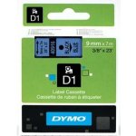 DYMO Originální páska D1 40916 / S0720710 9mm x 7m černý tisk/modrý podklad (40916) – Zboží Živě