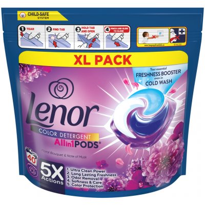 Lenor All-in1 Color Amethyst gelové kapsle 40 PD – Hledejceny.cz