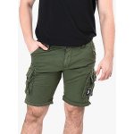 Alpha Industries kalhoty krátké Crew short Patch olivová tmavá – Zboží Dáma