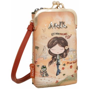 Anekke mini crossbody s peněženkou Peace & Love Camel