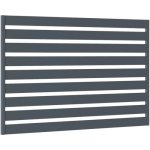 Kovový plot POLARGOS Safir Element 199 x 118 cm stavebnicové provedení 7024 grafitová šedá – Sleviste.cz
