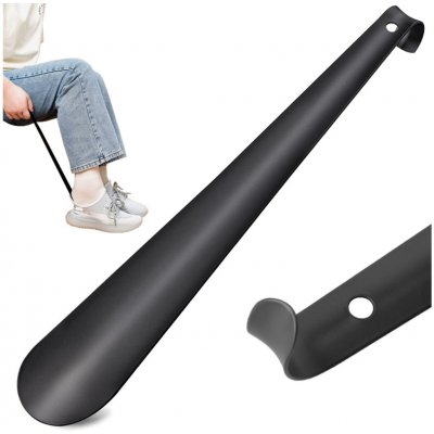 Obouvací lžíce kovová 58 cm černá – Zboží Mobilmania