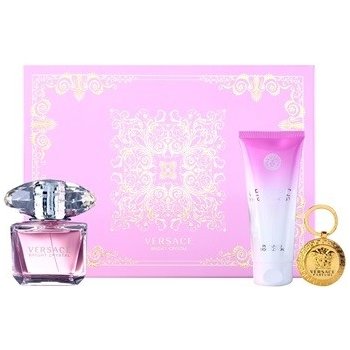 Versace Bright Crystal EDT 90 ml + tělové mléko 100 ml + klíčenka dárková sada