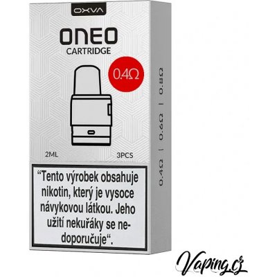 OXVA Oneo Pod Cartridge 0,4 Ohm 3 ks