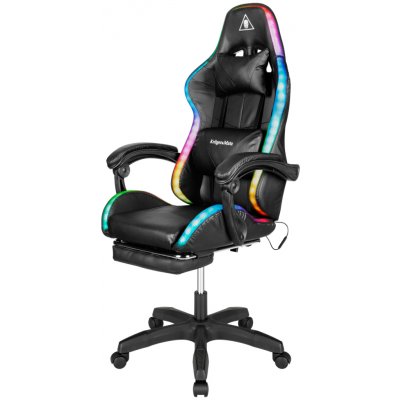 Kruger&Matz Herní židle Warrior GX-150 černá LED – Hledejceny.cz
