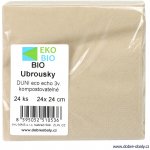 Duni ubrousky 2V ECO ECHO 24ks TopTable 24x24cm – Zboží Dáma