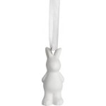 Storefactory Velikonoční dekorace EMIL 5 cm, bílá barva, porcelán