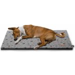 JK Animals tenká poduška pro psy Grey Lux – Zboží Mobilmania