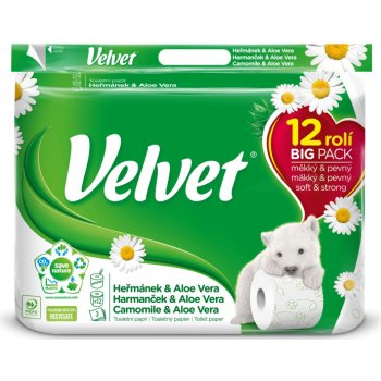 Velvet Camomile & aloe 12 ks