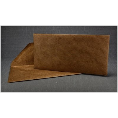 Obálka barevná DL 220 x 110 mm - kraftová přírodní – Zboží Živě