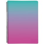 OMBRE Twin wire blok A4 PP růžová – Zbozi.Blesk.cz
