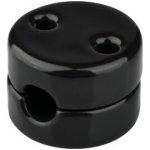 Elhard Držák na kabel, nástěnný Retro Keramik, 28x18mm, černý KP1003B – Zbozi.Blesk.cz