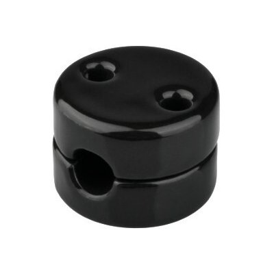 Elhard Držák na kabel, nástěnný Retro Keramik, 28x18mm, černý KP1003B – Zbozi.Blesk.cz